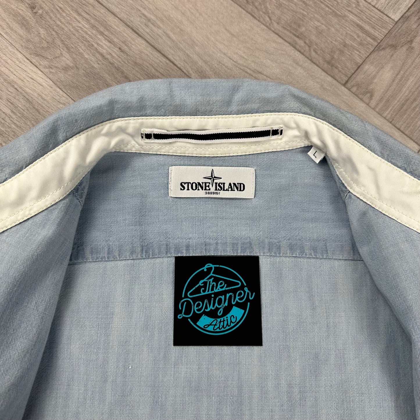 Stone Island Denim Shirt - Medium