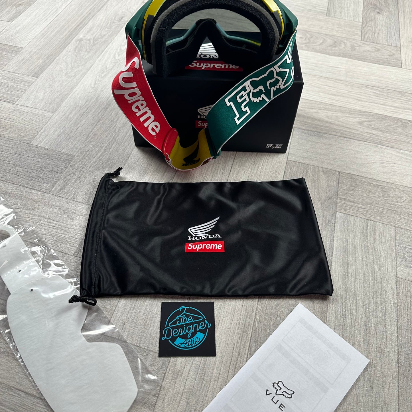 Supreme x Honda x Fox racing goggles FW19