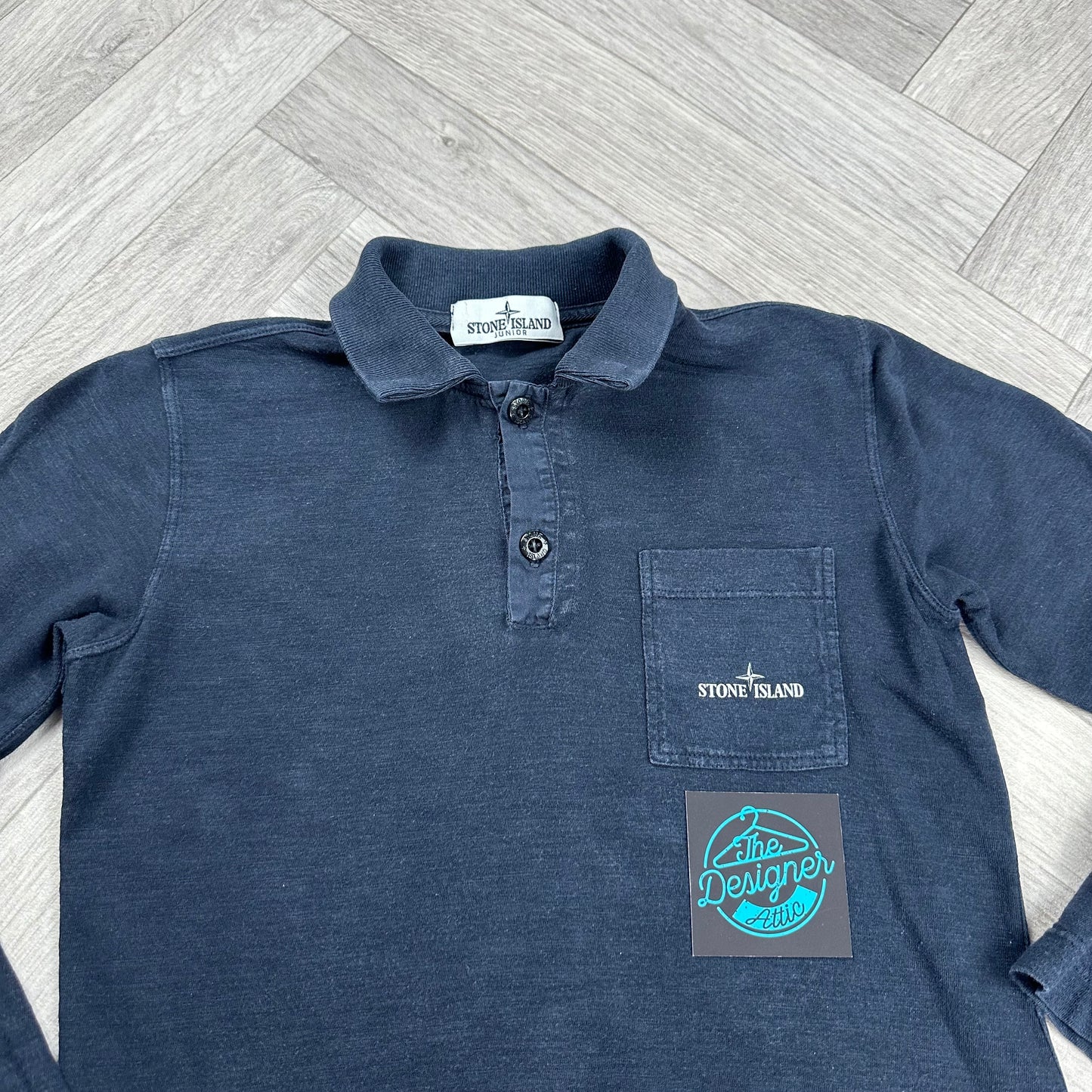 Stone Island Long sleeve polo - Age 8