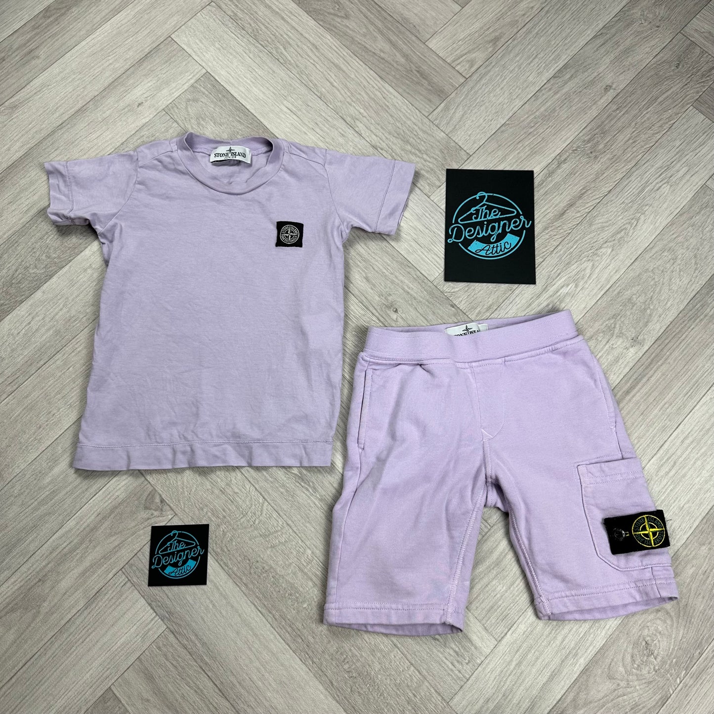 Stone Island shorts & T-shirt set - Age 2