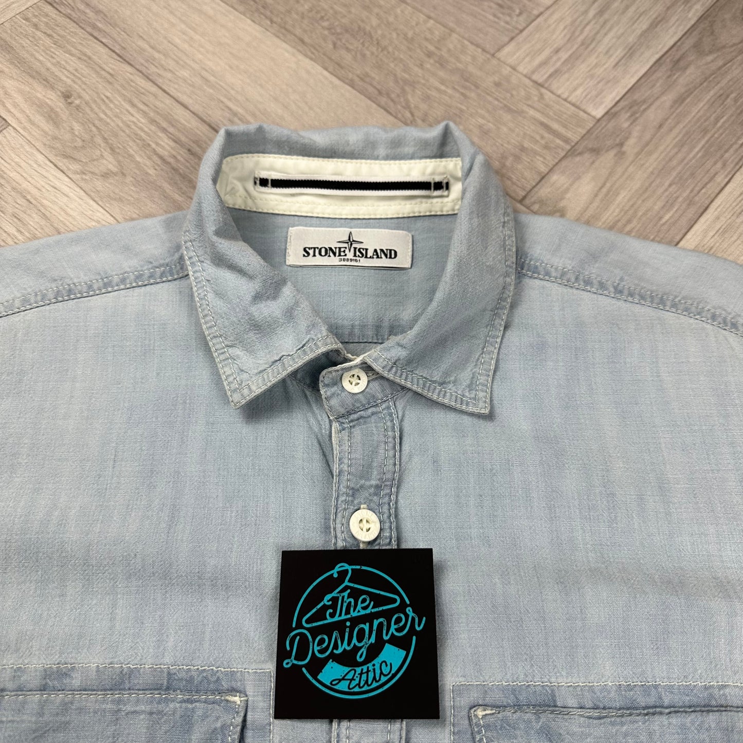 Stone Island Denim Shirt - Medium