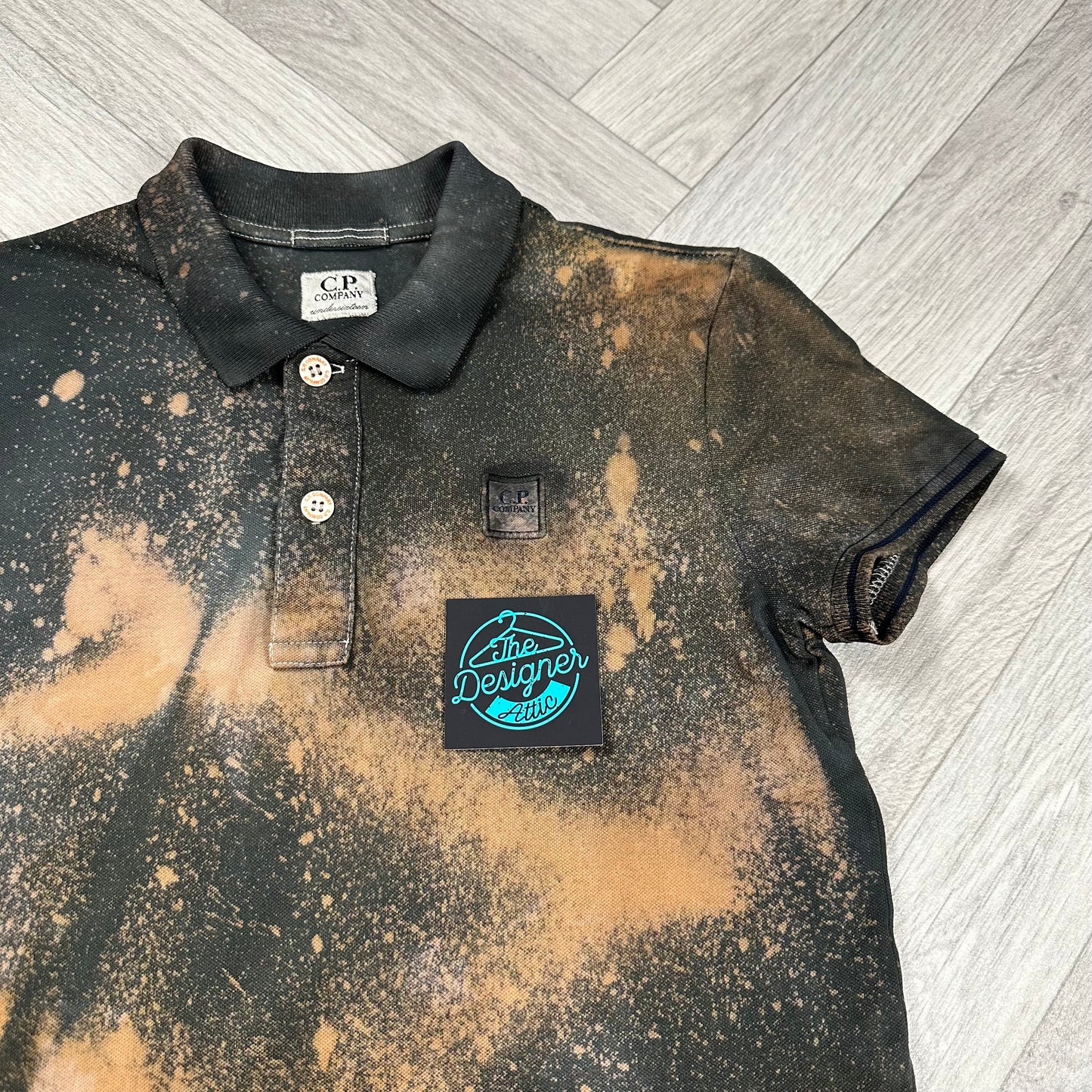 CP Company Bleached polo - Age 10