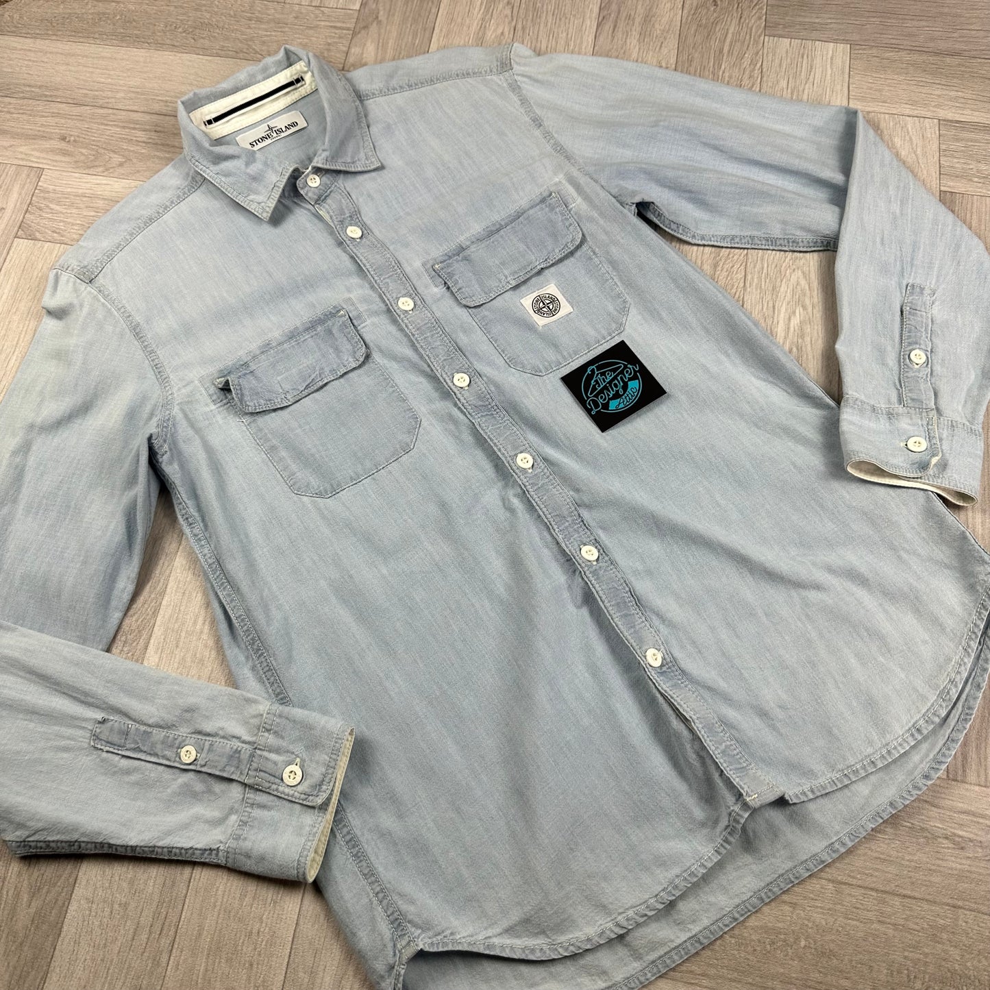 Stone Island Denim Shirt - Medium