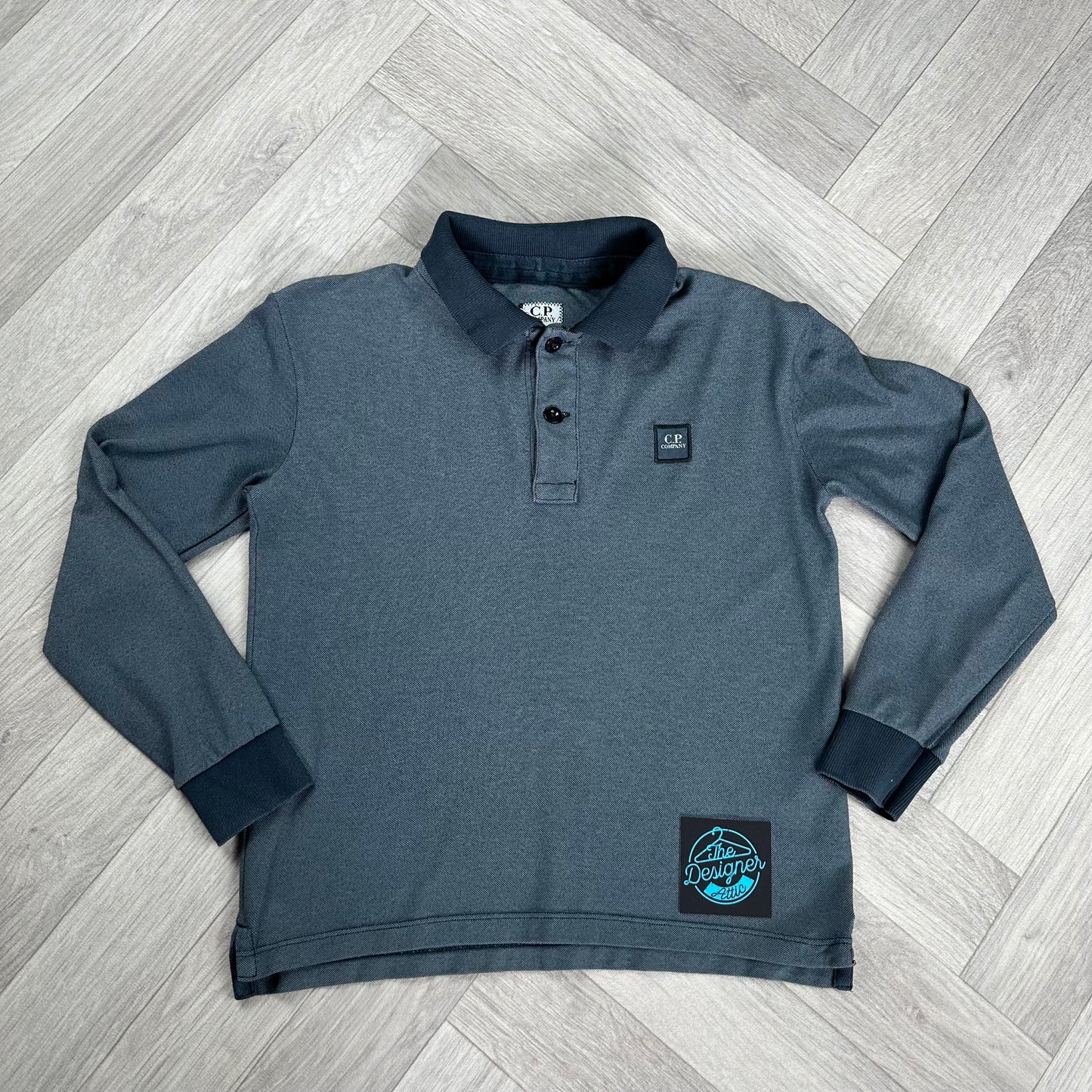 CP Company Tacting long sleeve polo - Age 8