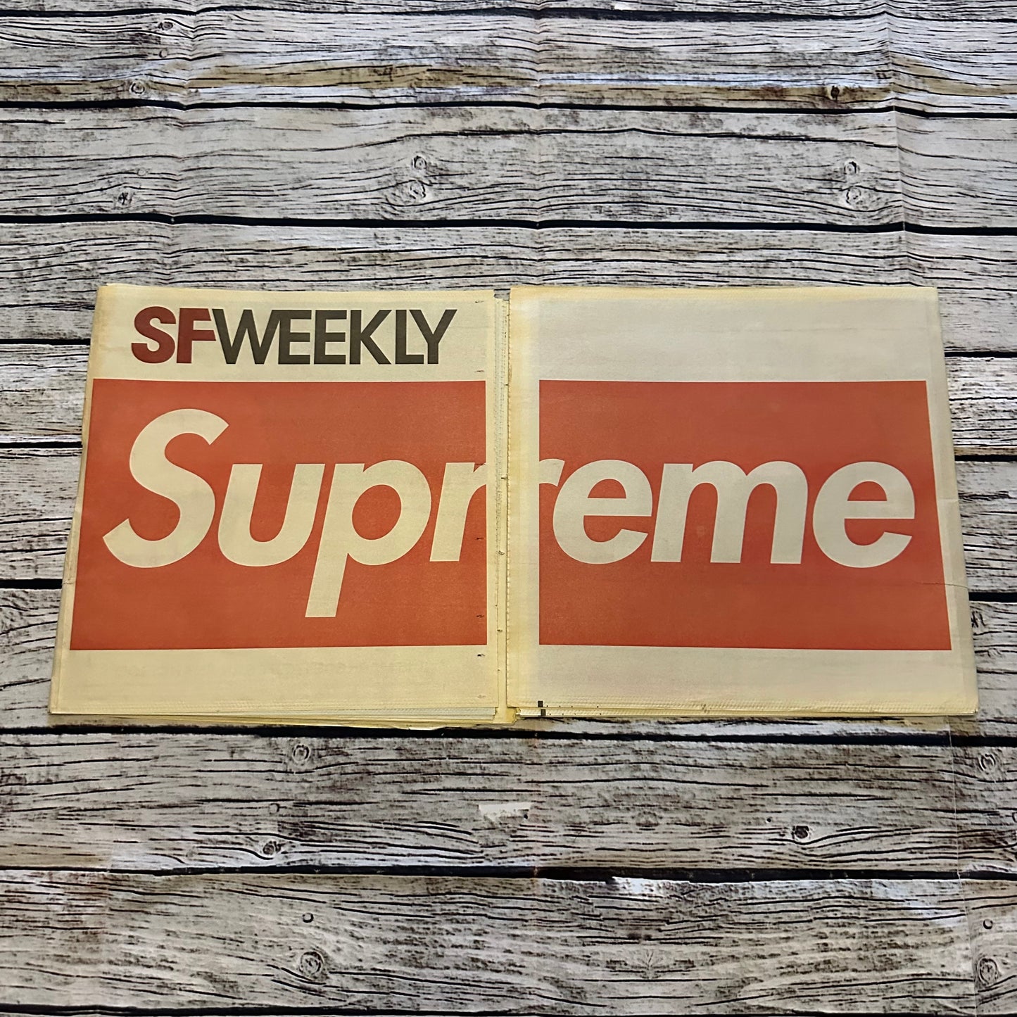 Supreme - SF Newspaper (pair) FW19