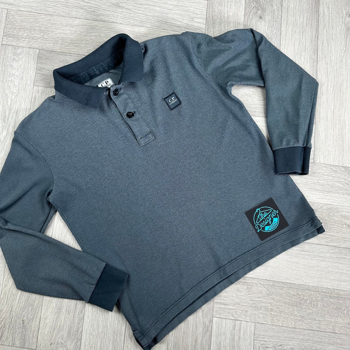 CP Company Tacting long sleeve polo - Age 8