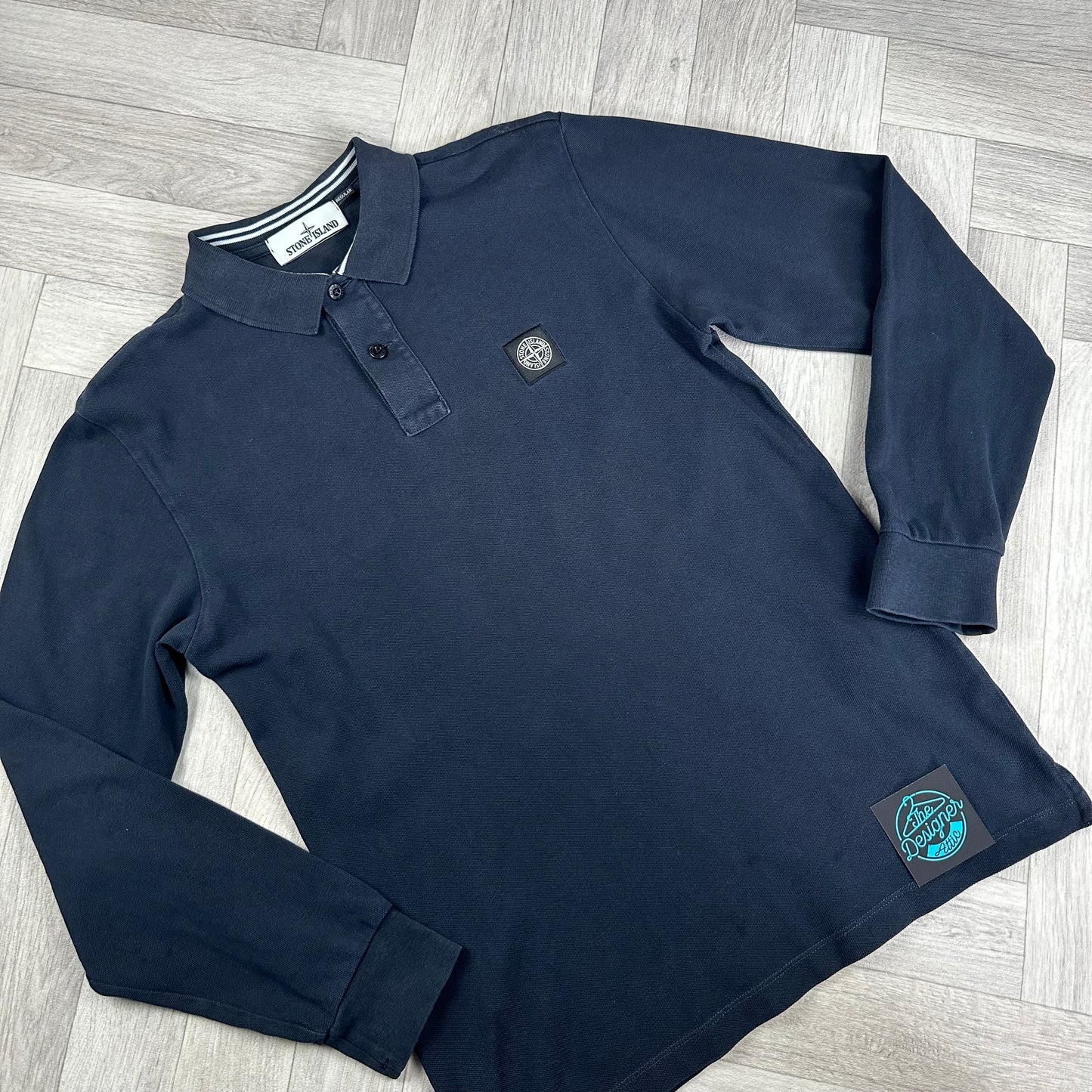 Stone Island LS polo - Medium