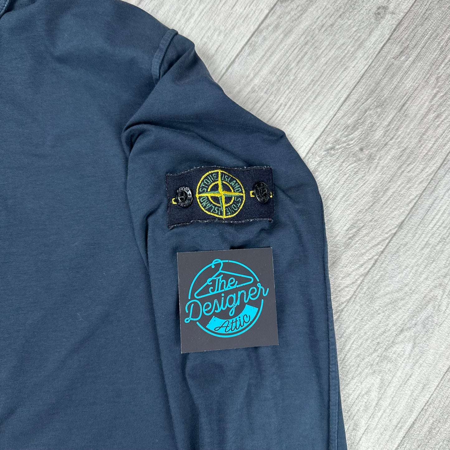 Stone Island Badge long sleeve polo - Age 10