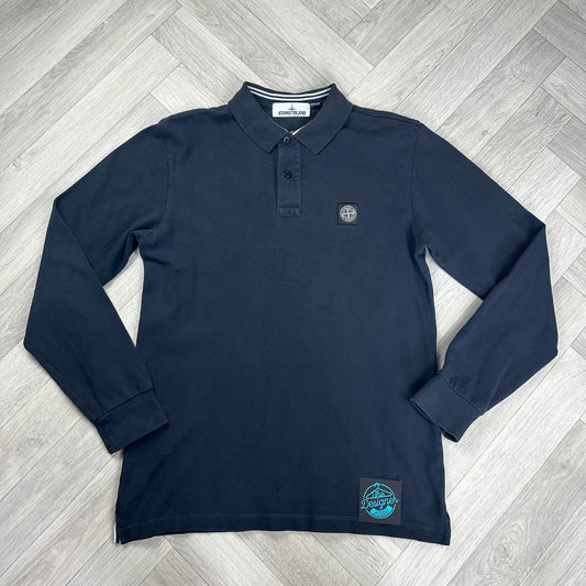 Stone Island LS polo - Medium