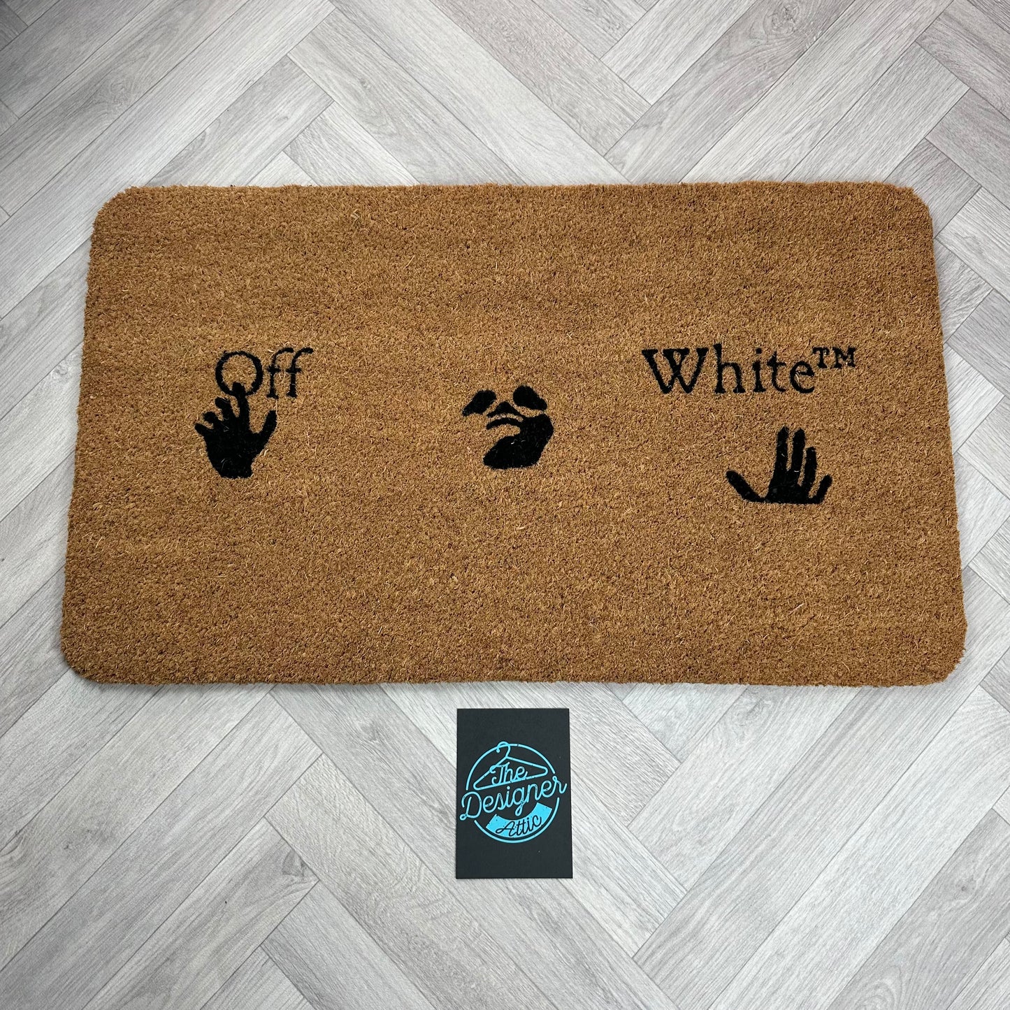 Off-White Door Mat