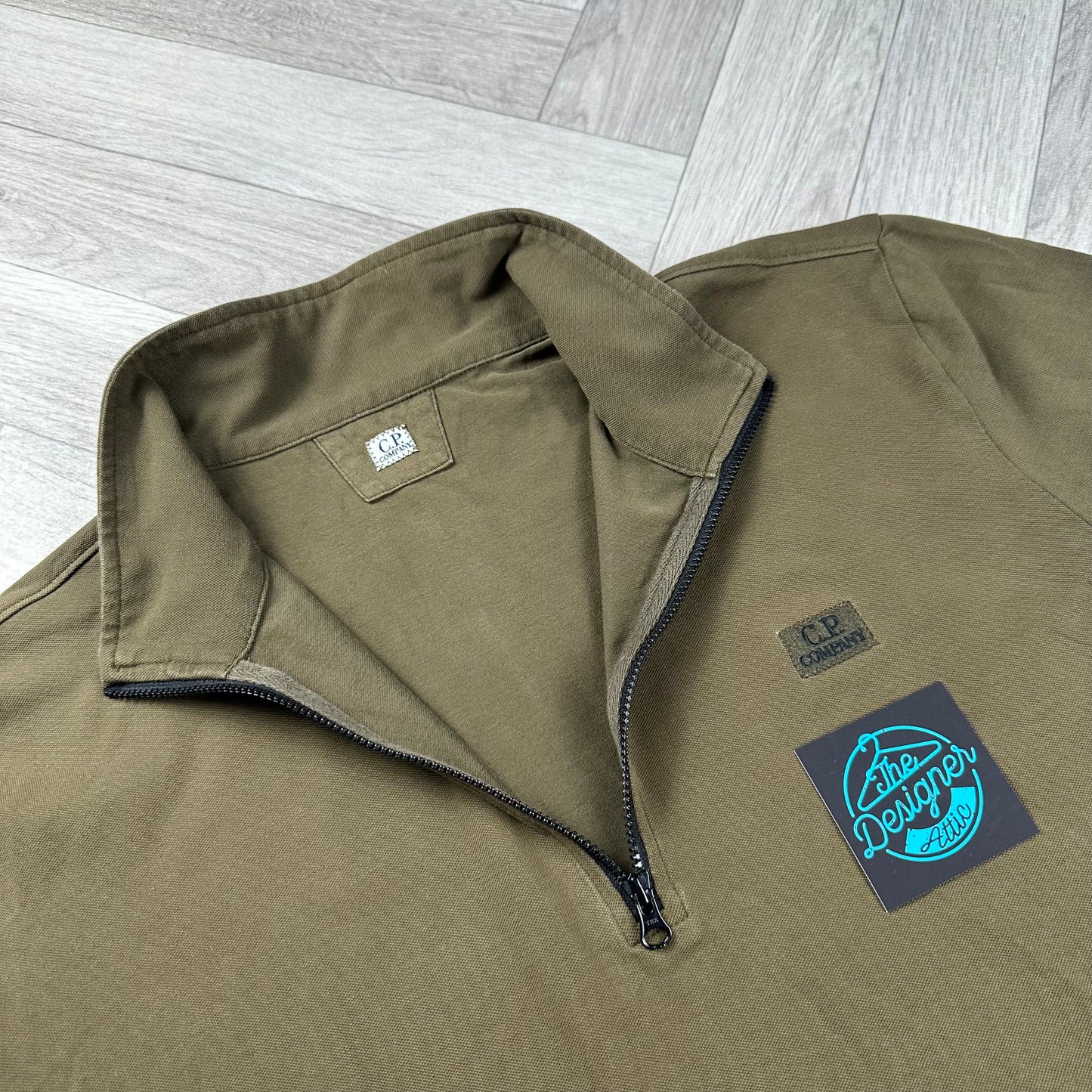 CP Company Patch 1/4 Zip - Large