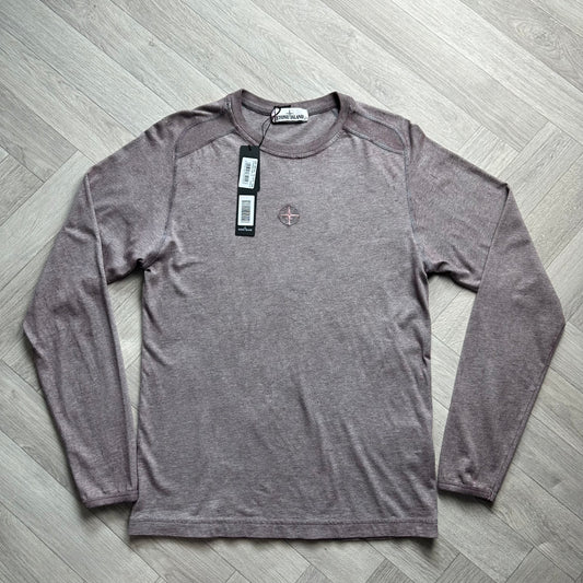 Stone Island Dust treatment long sleeve T-shirt - Small