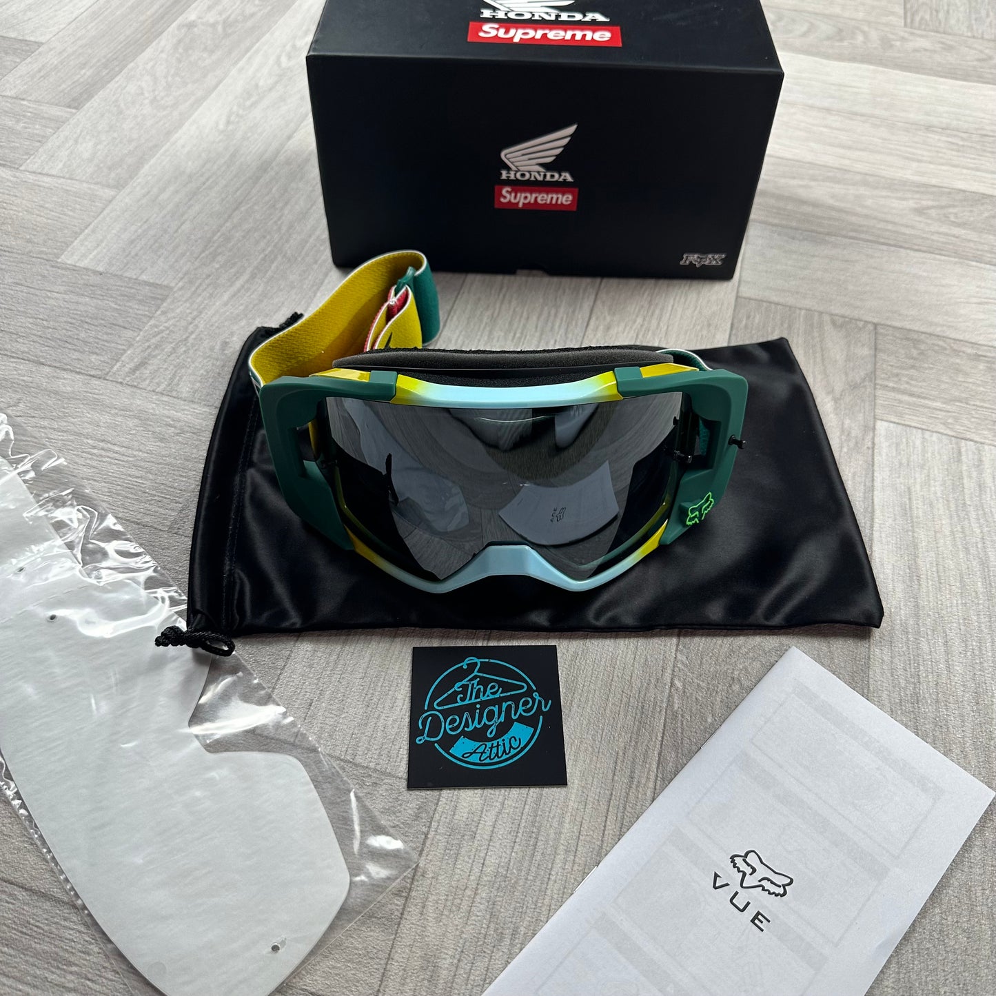 Supreme x Honda x Fox racing goggles FW19