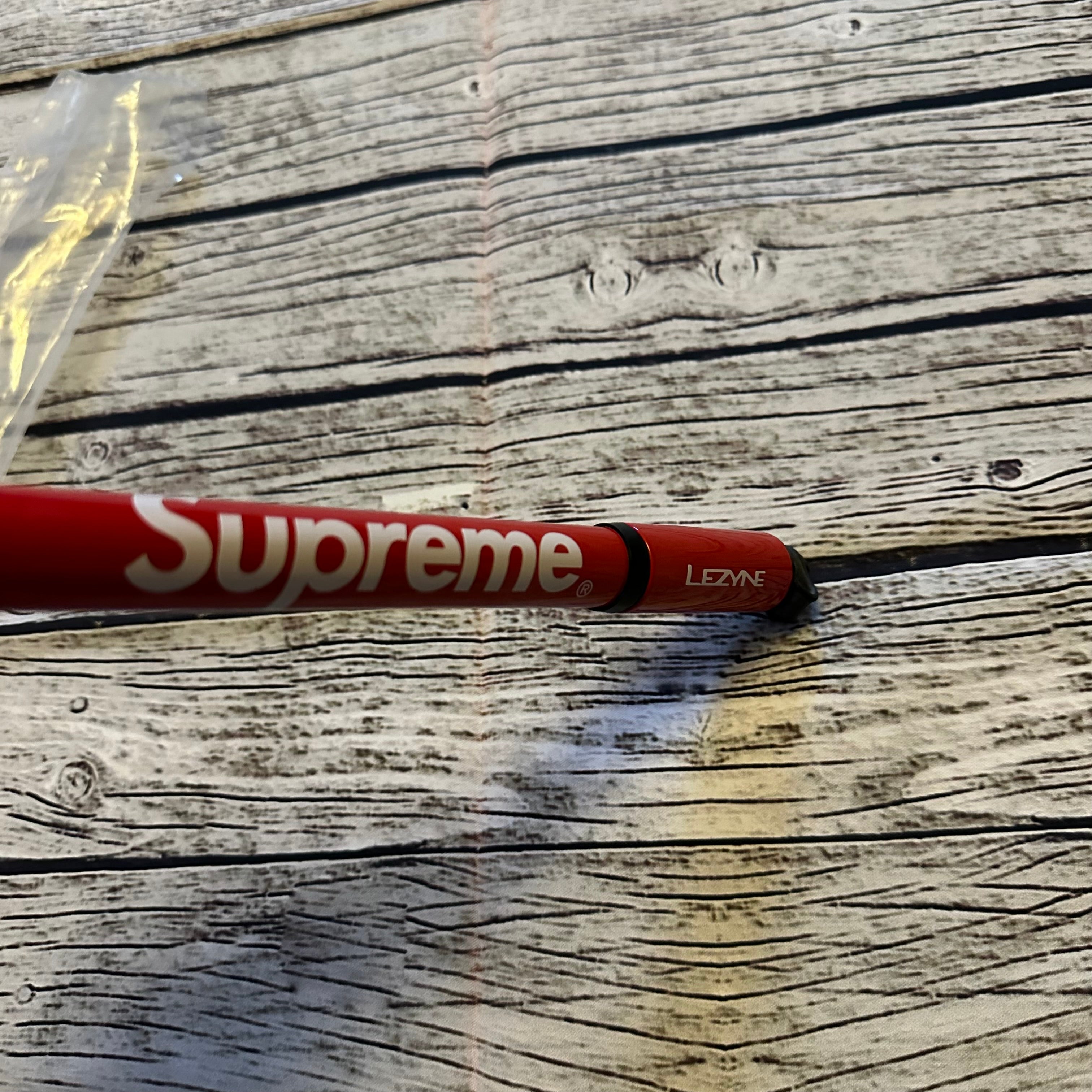 Supreme Lezyne bike pump SS20