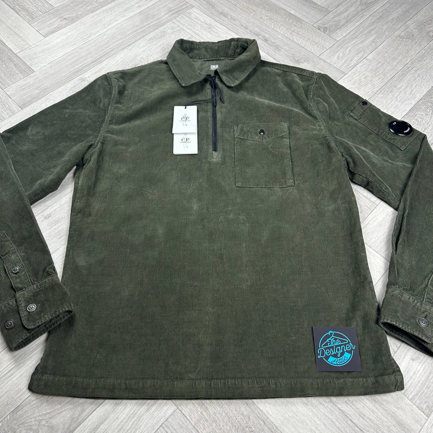 CP Company Corduroy zip pullover - Medium