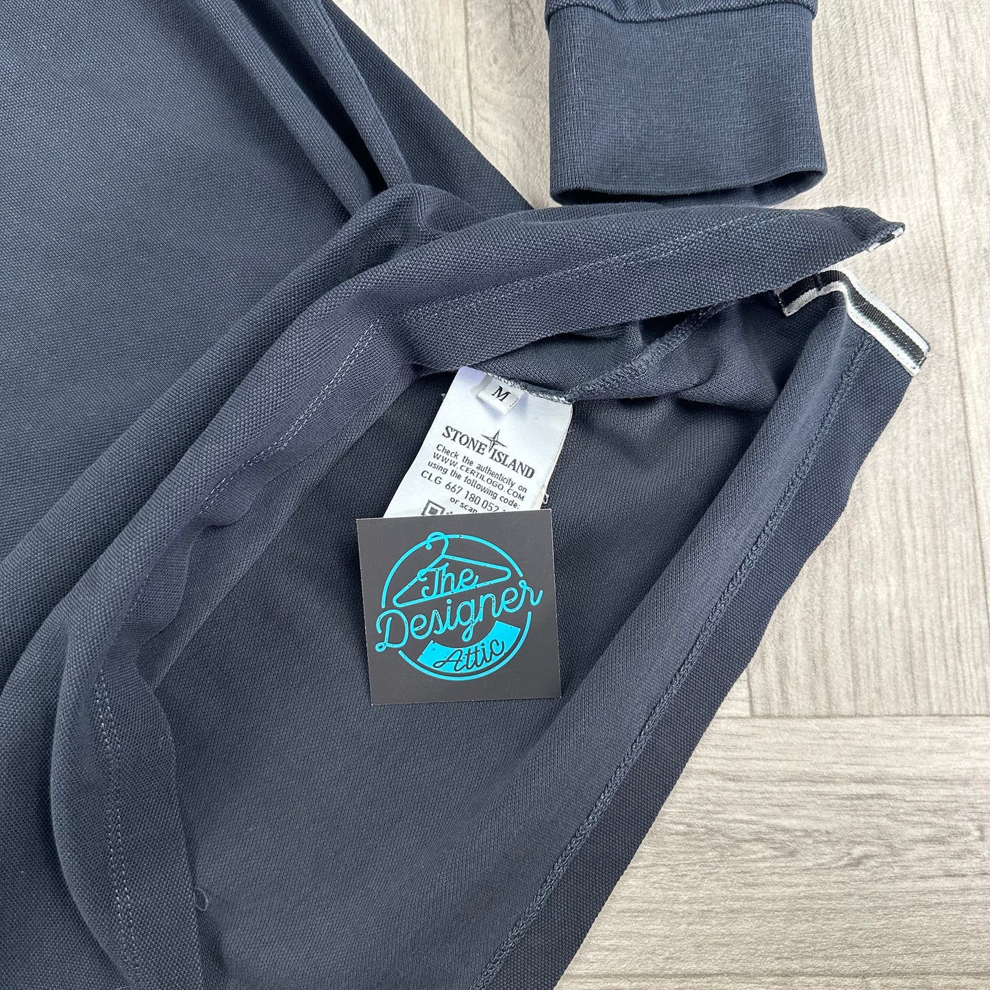 Stone Island LS polo - Medium